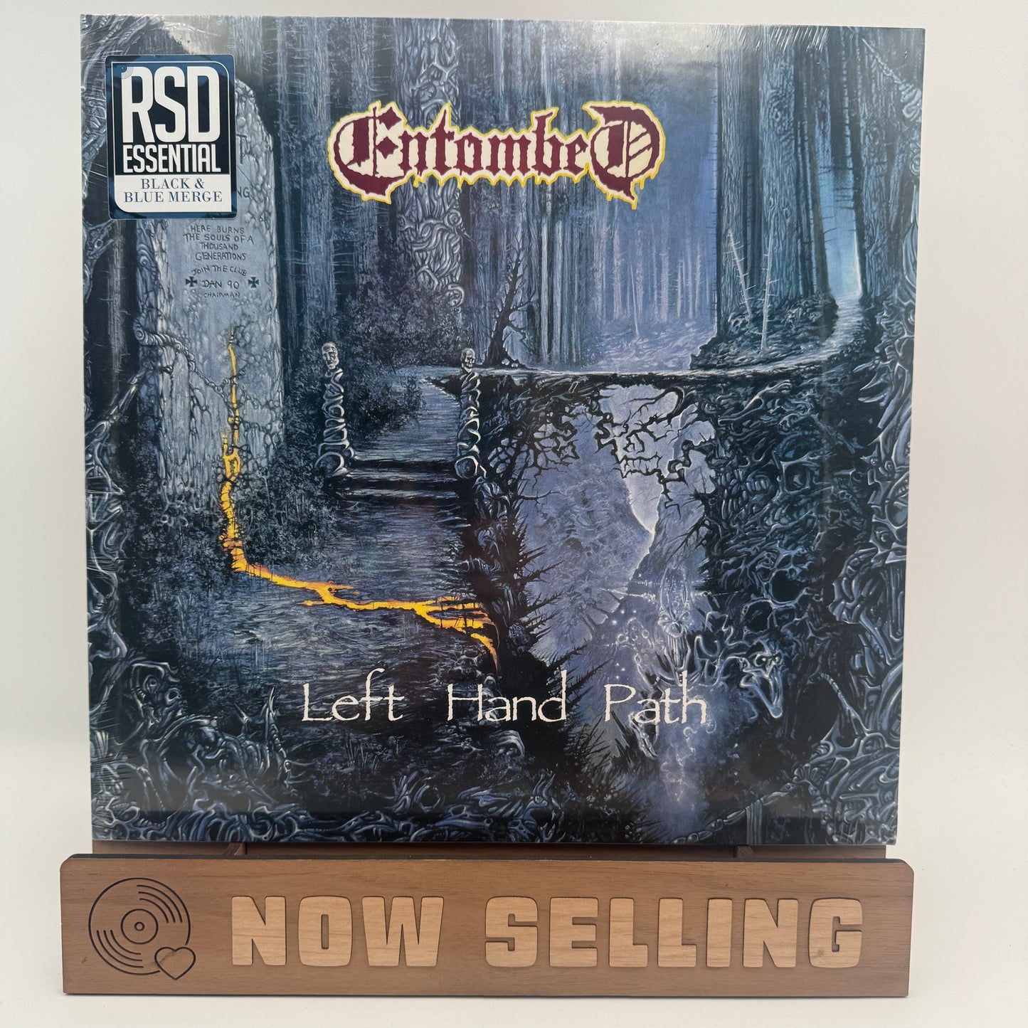 Entombed - Left Hand Path Vinyl LP Blue & Black Merge SEALED RSD Essential