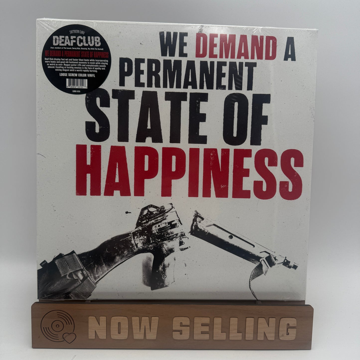 Deaf Club - We Demand A Permanent State Of Happiness Vinyl LP Loose Screw SEALED