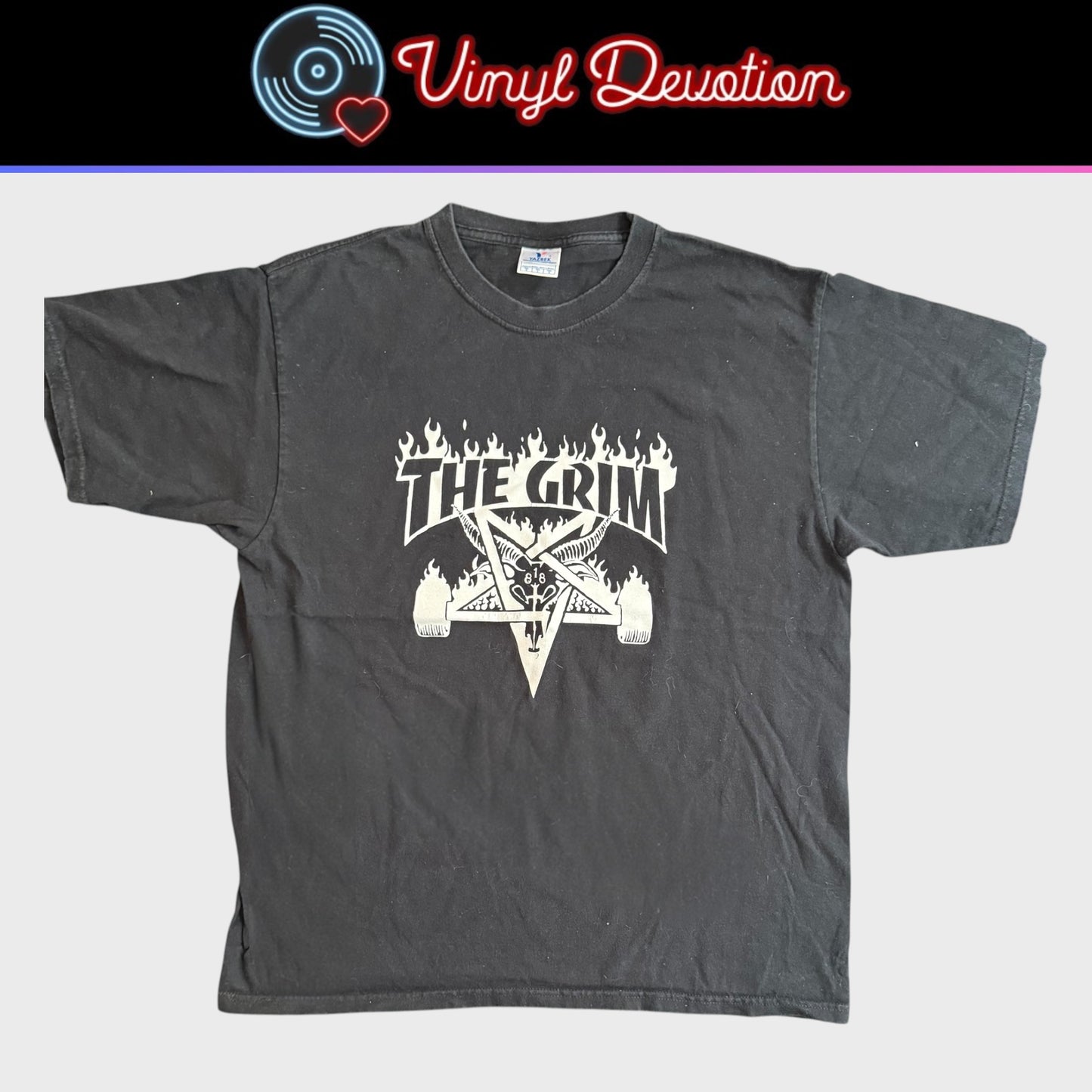 The Grim Hardcore Punk Band Thrasher RIP T-Shirt Size L