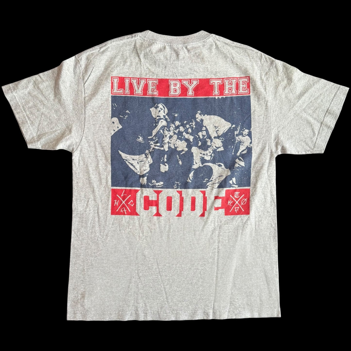 Terror Hardcore Band Live By The Code Gray T-Shirt Size L