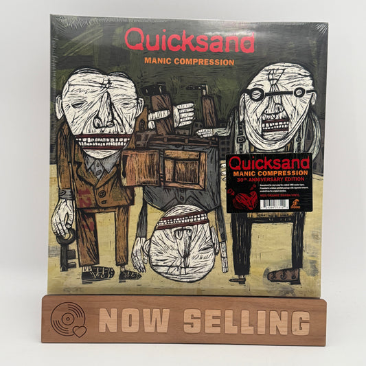 Quicksand - Manic Compression Vinyl LP Reissue Red / Orange Smash SEALED