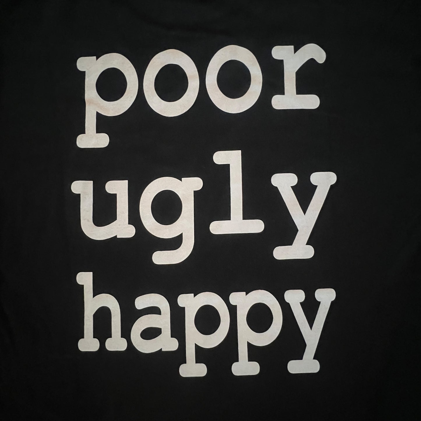 Avail Band Poor Ugly Happy T-Shirt Size XL