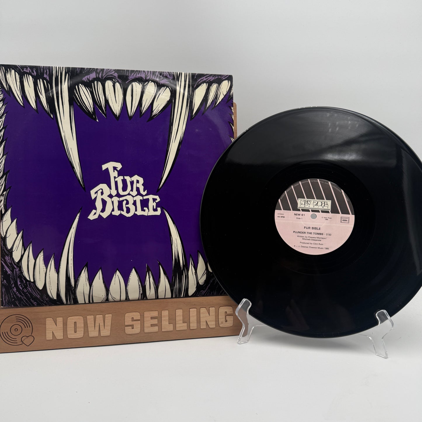 Fur Bible - Fur Bible Self Titled Vinyl LP The Gun Club The Cramps The Damned