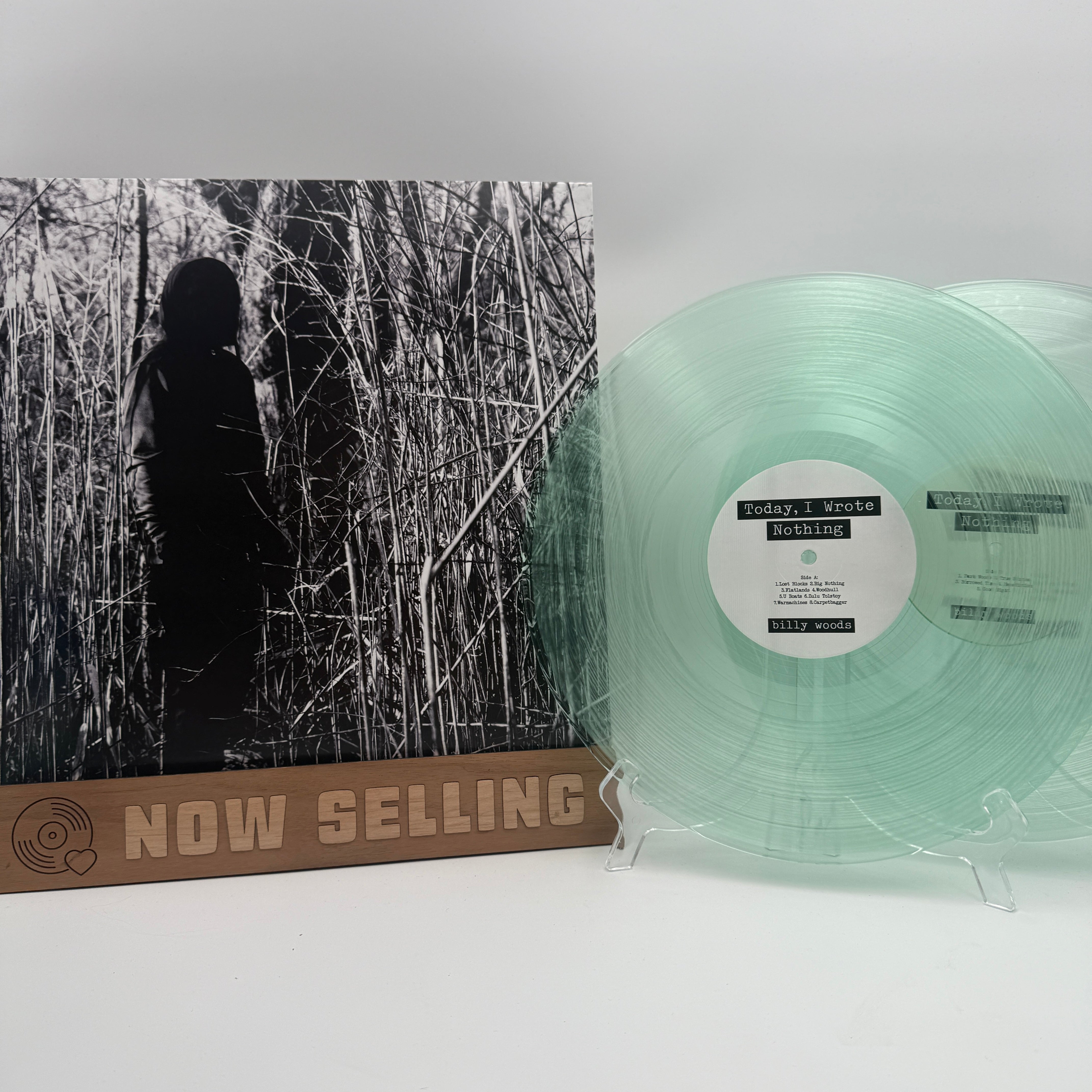 Billy Woods - Today, I Wrote Nothing Vinyl LP Reissue Coke Bottle