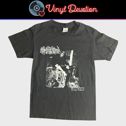 Mütiilation Black Metal Band Black Millenium (Grimly Reborn) T-Shirt Size S Mutiilation