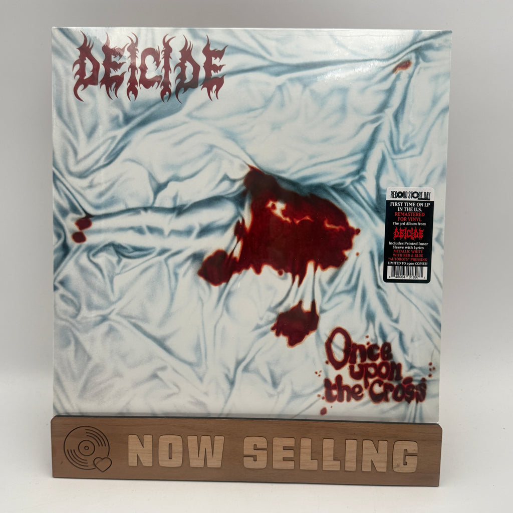 Deicide - Once Upon The Cross Vinyl LP Metallic White Red Blue SEALED RSD