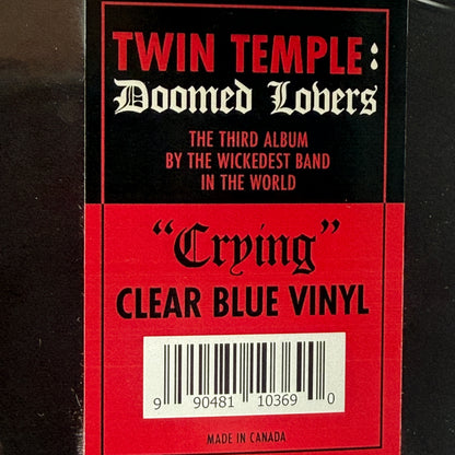 Twin Temple - Doomed Lovers Vinyl LP Clear Blue SEALED