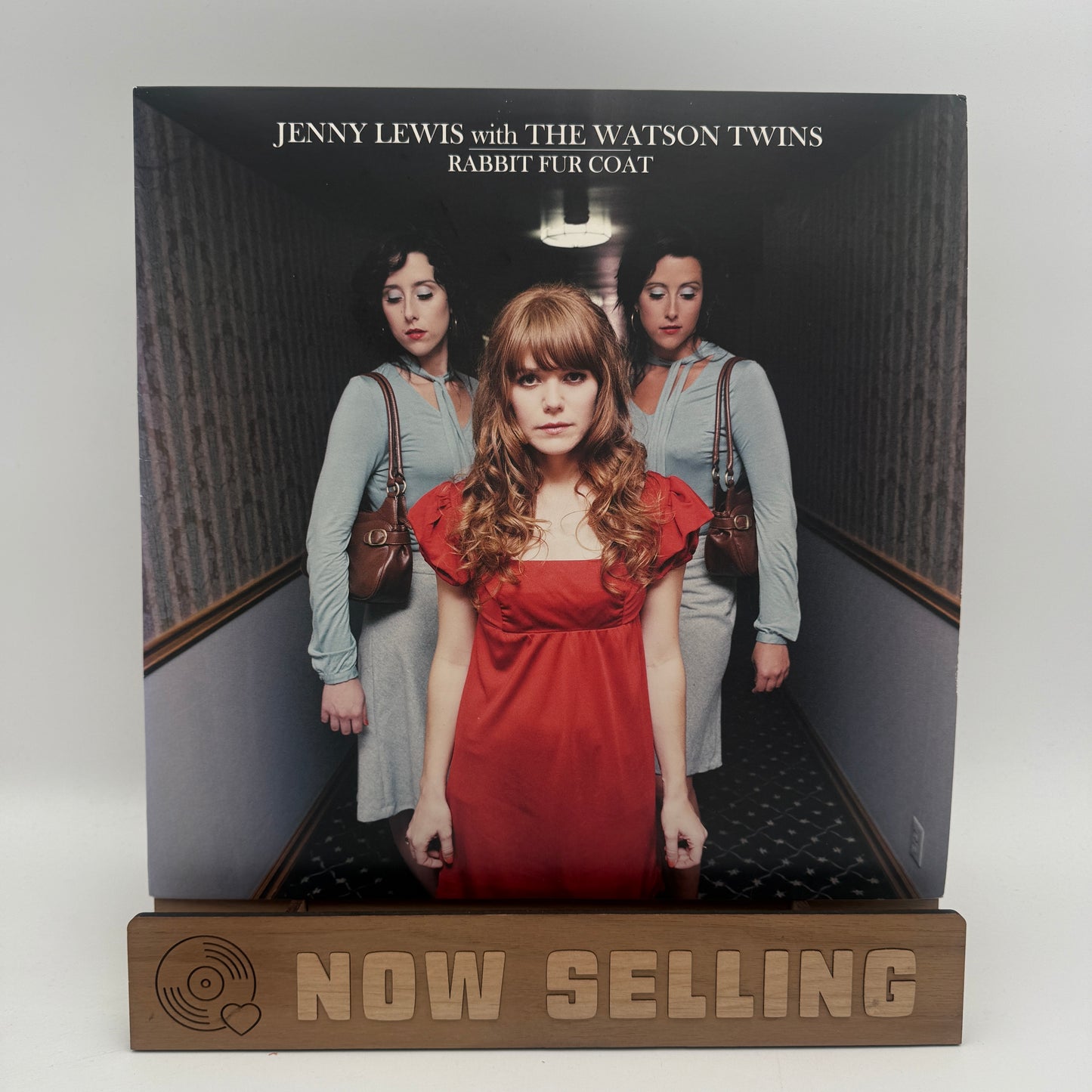 Jenny Lewis with The Watson Twins - Rabbit Fur Coat Vinyl LP Reissue Red White Swirl