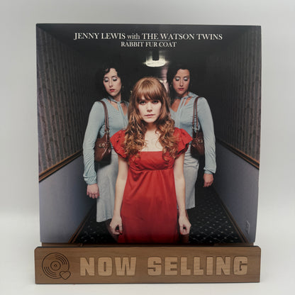 Jenny Lewis with The Watson Twins - Rabbit Fur Coat Vinyl LP Reissue Red White Swirl