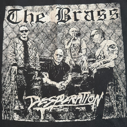 The Brass Oi Punk Band Desperation T-Shirt Size M