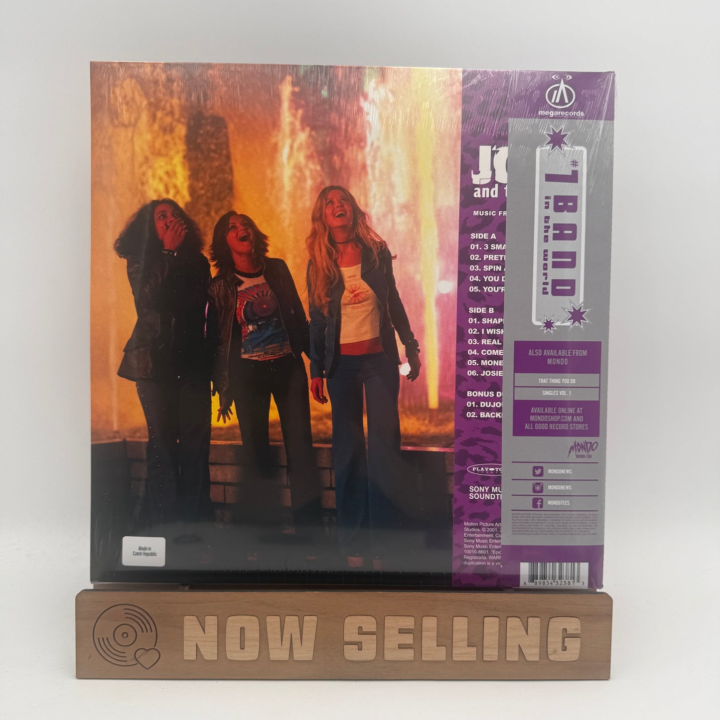 Josie And The Pussycats Soundtrack Vinyl LP Ultra Violet w/ 7" Reissue SEALED