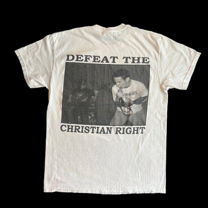 Weekend Nachos Band Defeat The Christian Right T-Shirt Size M