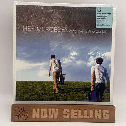 Hey Mercedes - Everynight Fire Works Vinyl LP Reissue Clear Blue SEALED