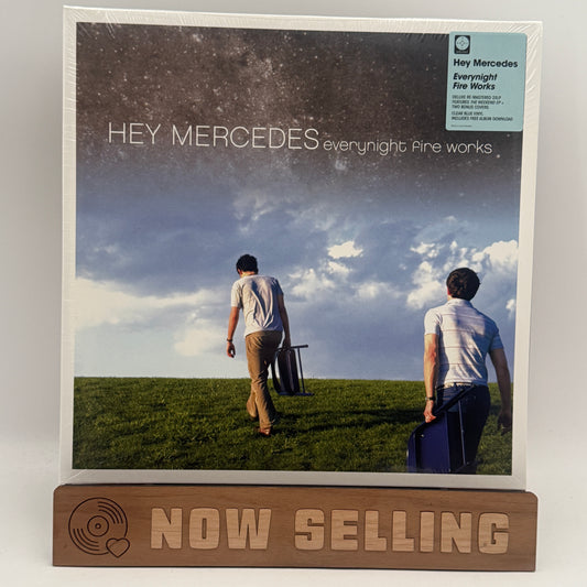 Hey Mercedes - Everynight Fire Works Vinyl LP Reissue Clear Blue SEALED