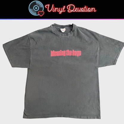 Blessing the Hogs Band Self Titled 2001 Tour Vintage T-Shirt Size XL Asva Melvins Paste