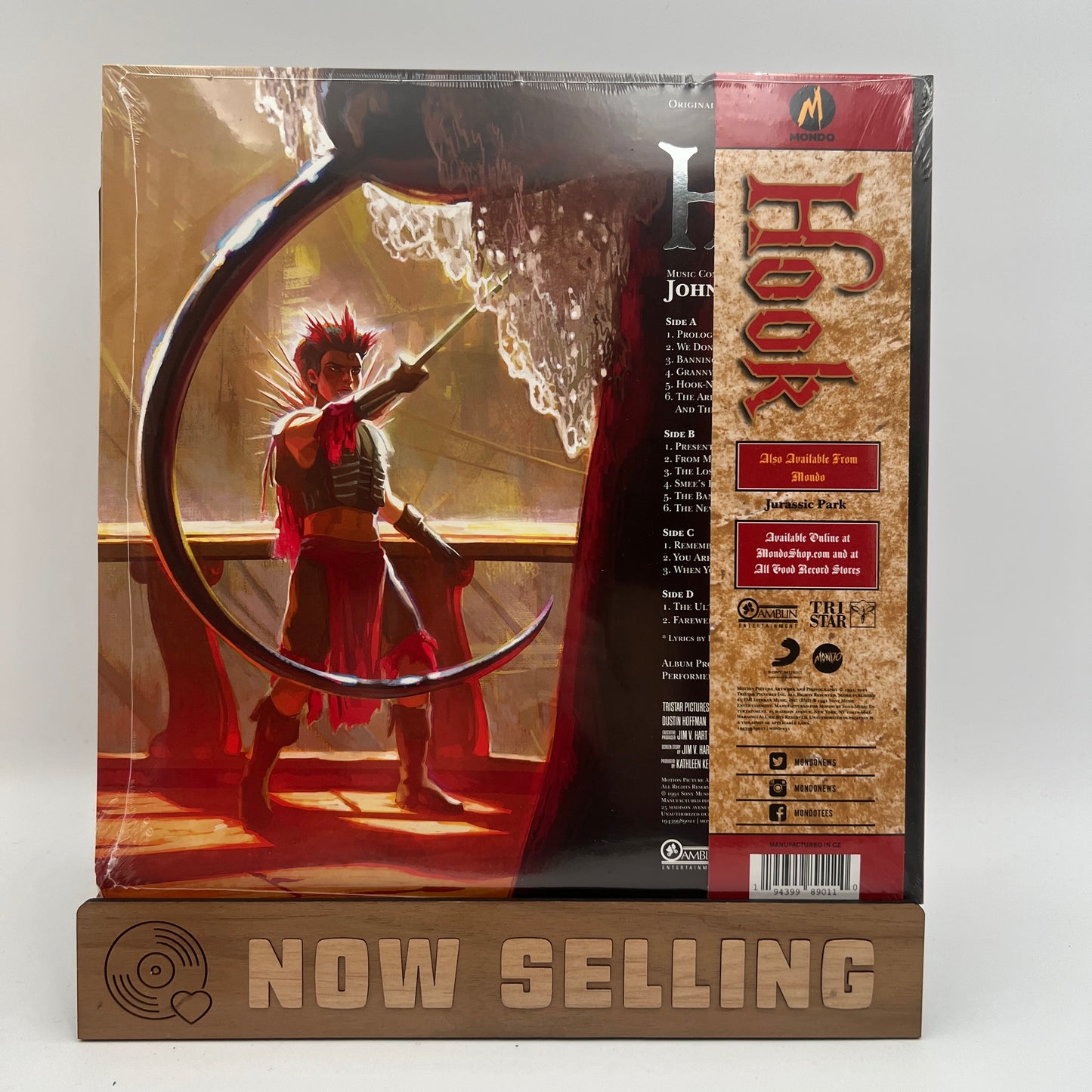 Hook Soundtrack Vinyl LP Black SEALED John Williams