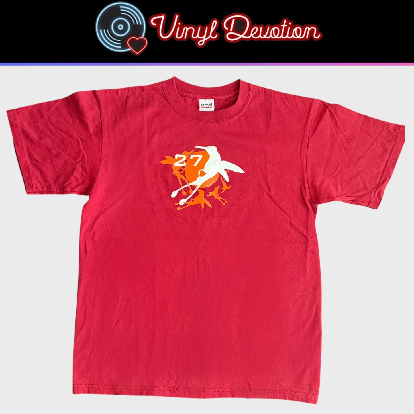 27 Band Try / Night Red Vintage T-Shirt Size M Cave In Zozobra Anodyne