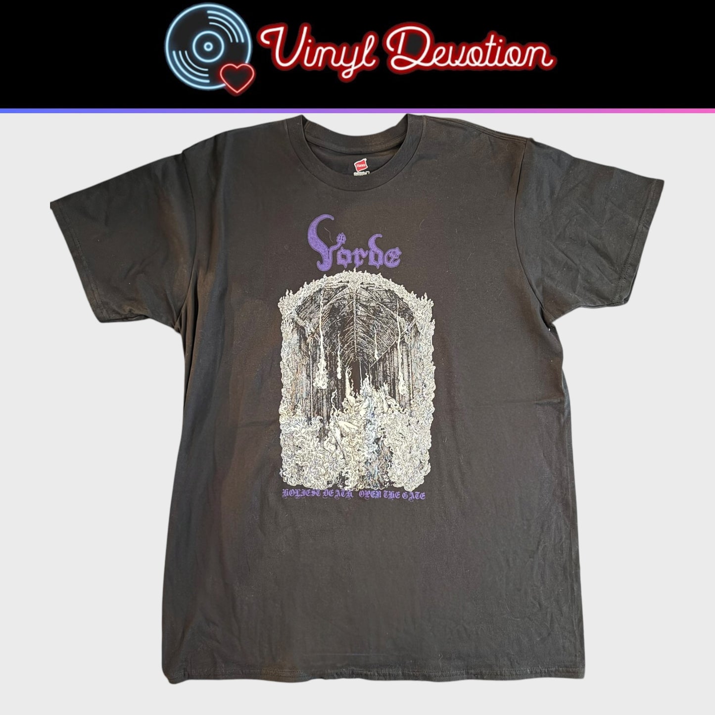Vorde Band T-Shirt Size XL Black Metal
