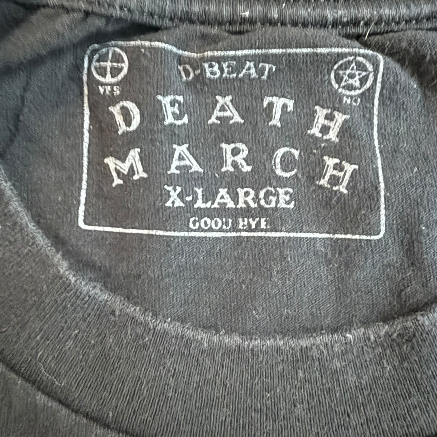 Death March Band Hands / Skull T-Shirt Size XL D-Beat