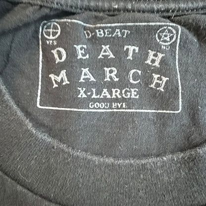 Death March Band Hands / Skull T-Shirt Size XL D-Beat