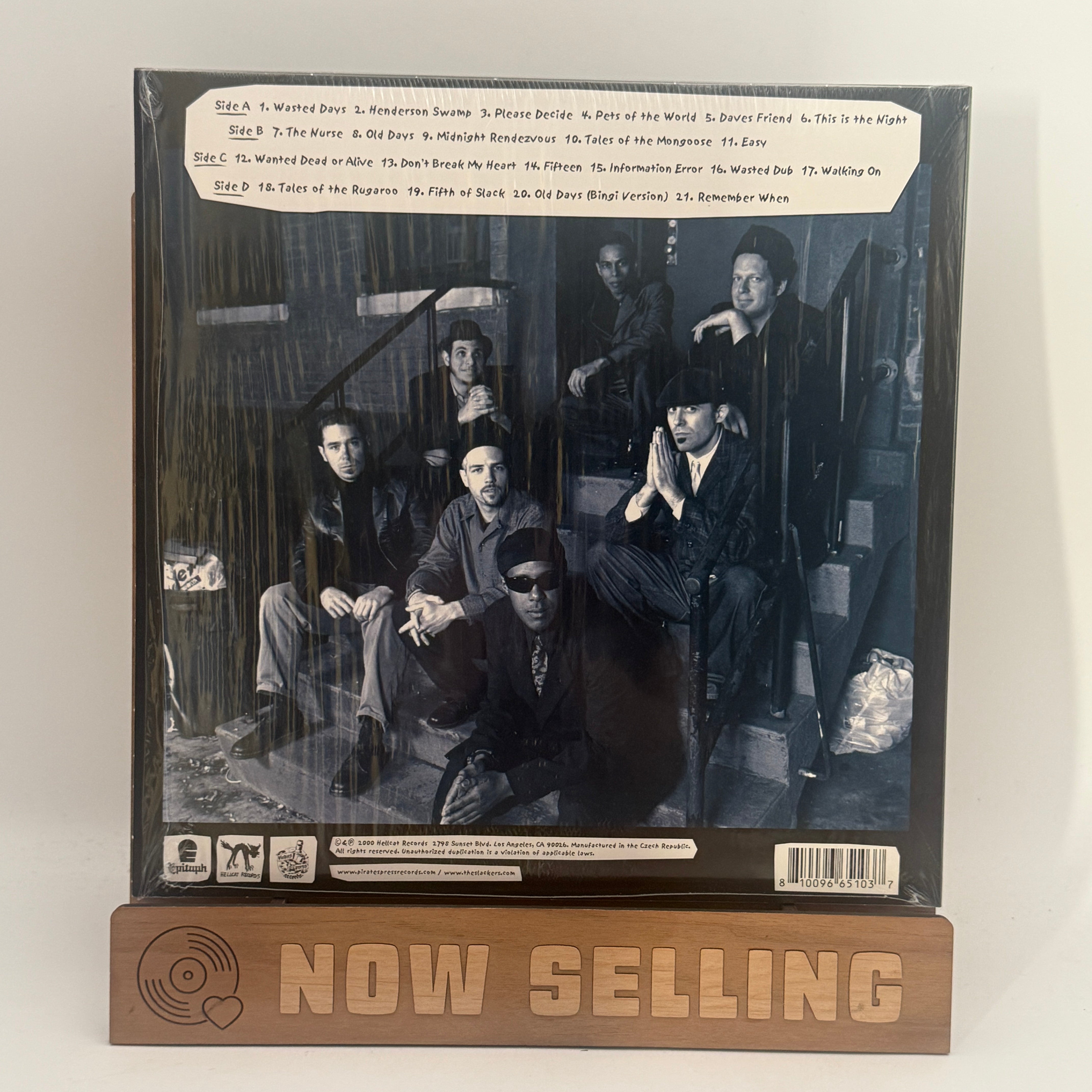 【希少】LP The Slackers - Wasted Days レコード The Slackers - Wasted Days Neon Green W/ Black Splatter Vinyl 2xLP