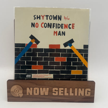 Elliott Smith And Pete Krebs - Shytown / No Confidence Man Vinyl 7" Reissue Blue Marble