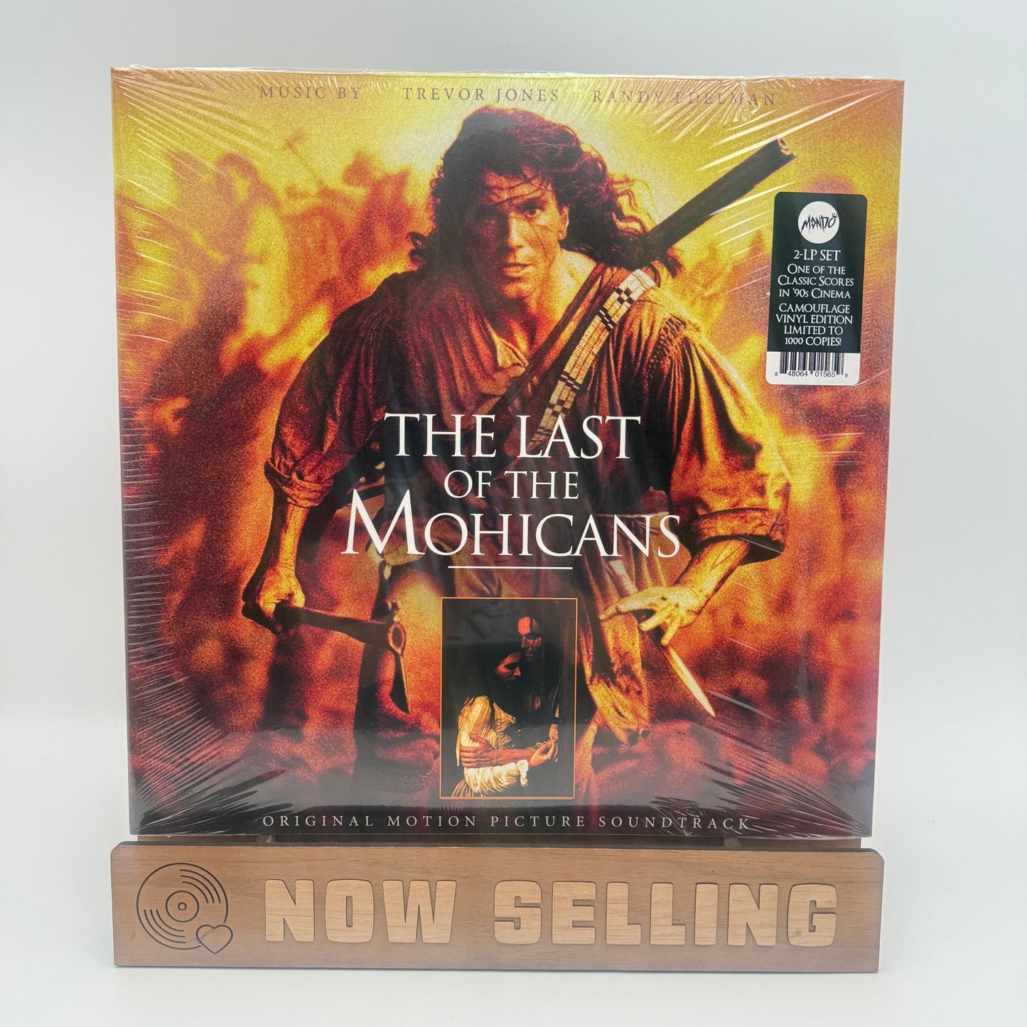 The Last Of The Mohicans Soundtrack Vinyl LP Camouflage Green SEALED Trevor Jones Randy Edelma