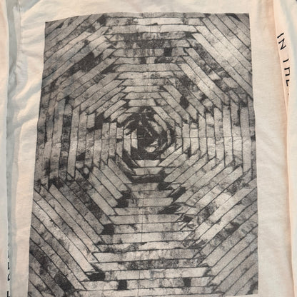 Prurient Band In the Ashes of Science We Fall Long Sleeve White T-Shirt Size L Vatican Shadow Cold Cave