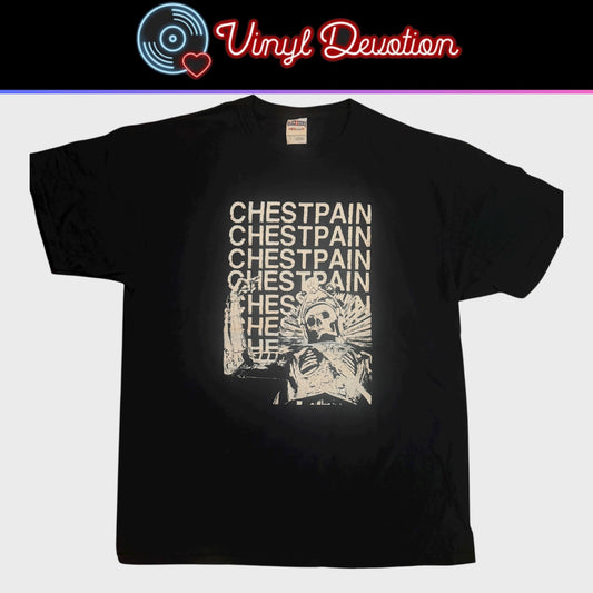 Chest Pain Band T-Shirt Size L Grindcore Hardcore