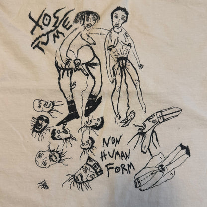 Xostume Band Non Human Form White T-Shirt Size M Darkwave Vaporwave