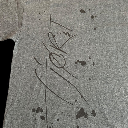 Fjort Band Splatter Dark Gray T-Shirt Size L FJØRT
