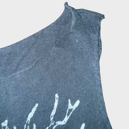 Infernal Stronghold Band Cut Sleeves and Neckline T-Shirt Size S Woe Blazon Rite Daeva