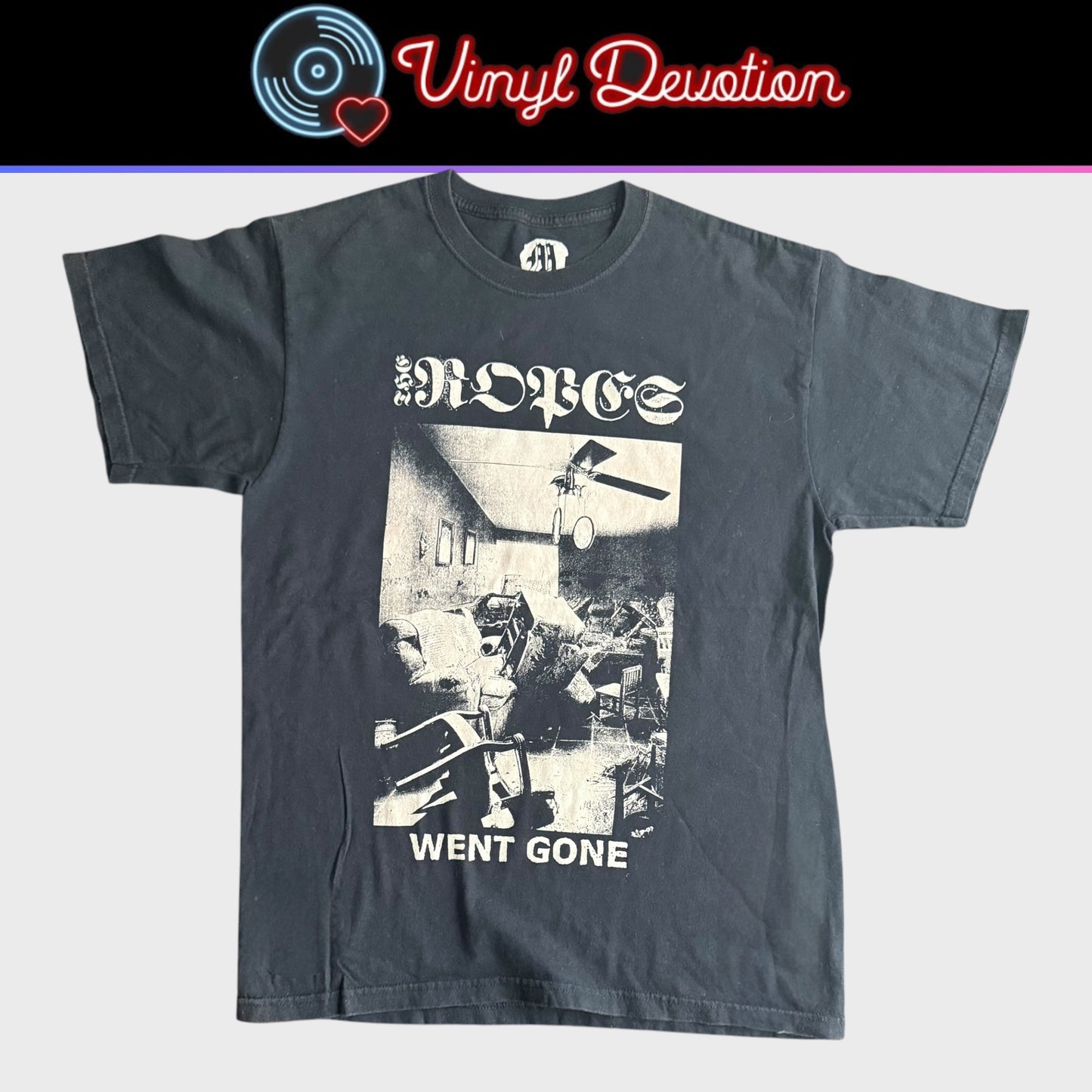 The Ropes Hardcore Band Went Gone T-Shirt Size M