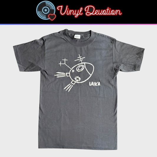 Laika English Band Antenna EP Vintage T-Shirt Size S Moonshake God Is My Co-Pilot
