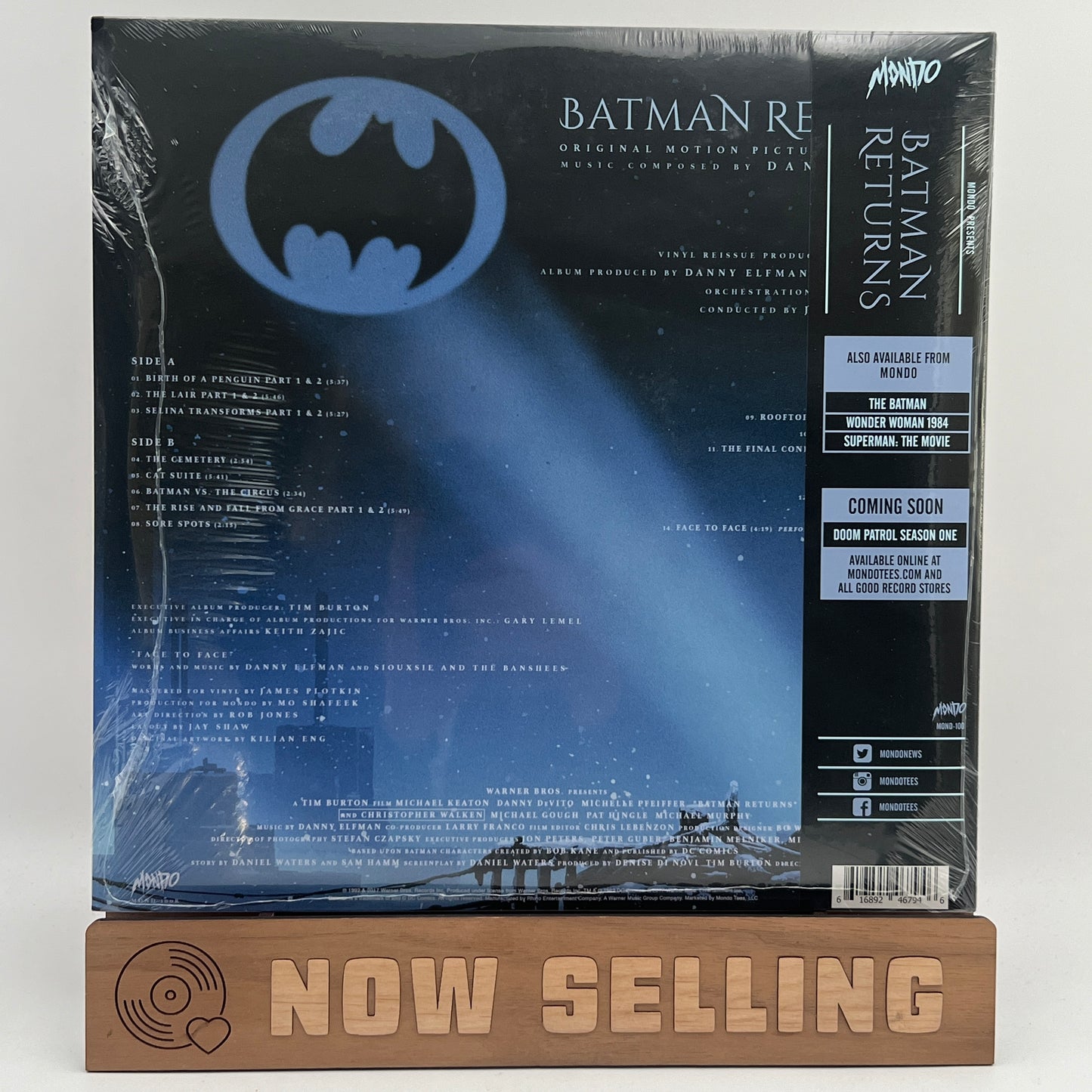 Danny Elfman - Batman Returns Soundtrack Vinyl LP Reissue Black SEALED