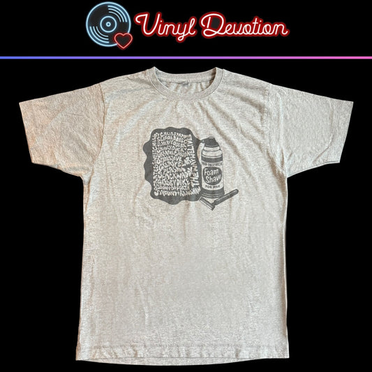 Man Chest Hair Compilation Gray T-Shirt Size M Andy Votel Finders Keepers Records