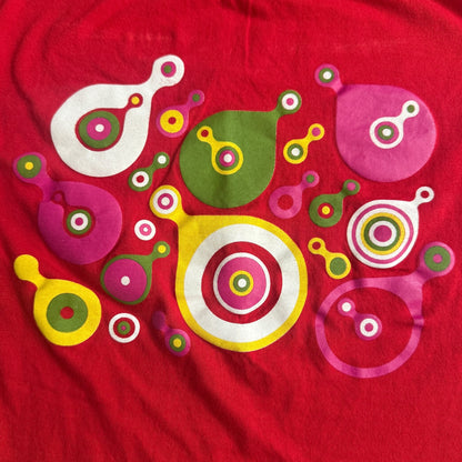 Lemon Jelly Band Lemonjelly.ky Y2K Vintage Red T-Shirt Size Womens Small