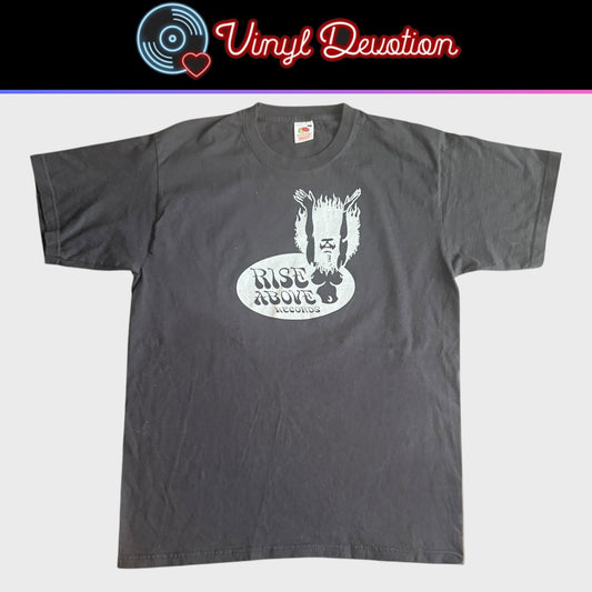 Rise Above Records Vintage T-Shirt Size L Electric Wizard Church Of Misery Unic Acid & The Deadbeats