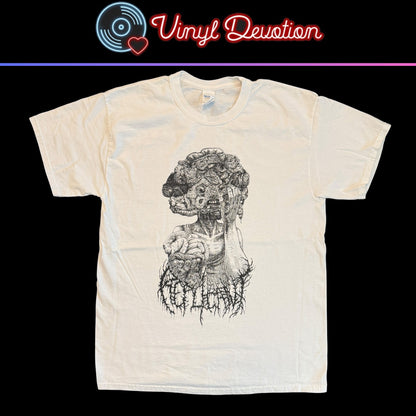 Replicant Death Metal Band White T-Shirt Size L Windfaerer
