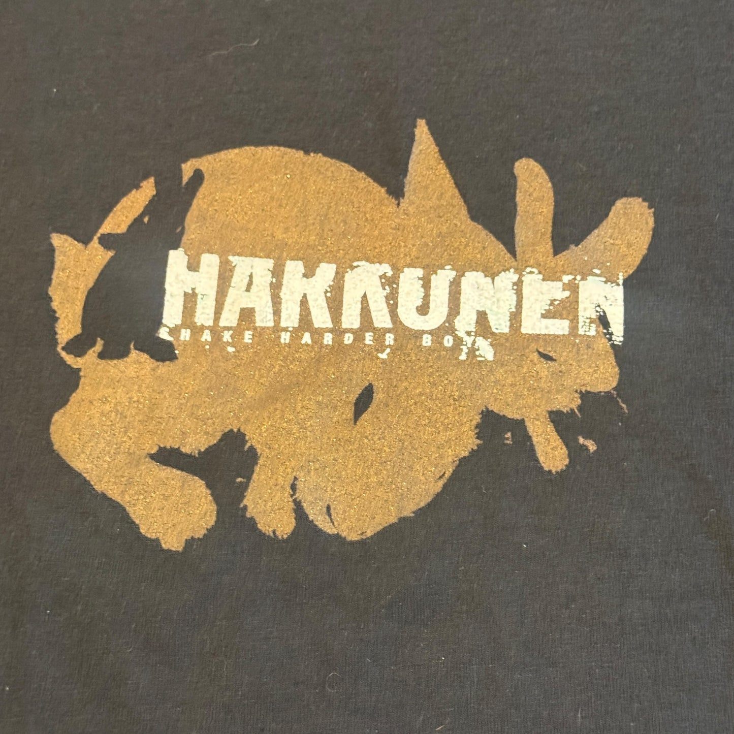 Harkonen Band Shake Harder Boy 2002 Vintage T-Shirt Size L Helms Alee Botch