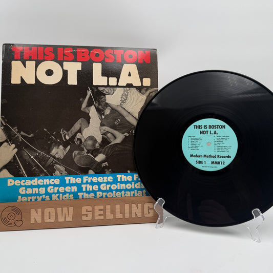 This Is Boston Not L.A. Vinyl LP Blue Labels Original 1st Press Jerry's Kids The Freeze FU's
