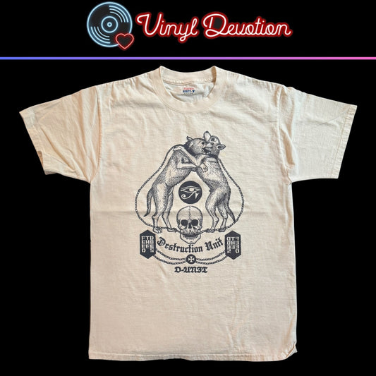 Destruction Unit Band Feed The Dogs White T-Shirt Size M Marshstepper