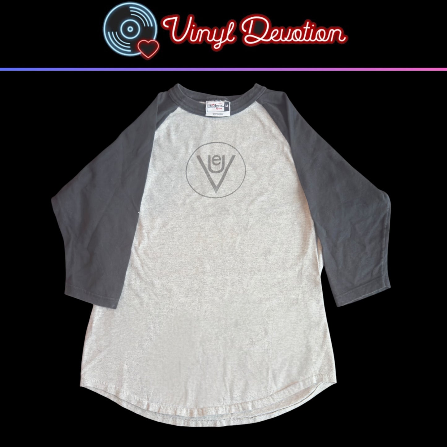 Vue Band Y2K Vintage Gray Raglan T-Shirt Size M The Audience