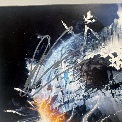 Obscura - Cosmogenesis Vinyl LP Silver Blue Merge Splatter SIGNED