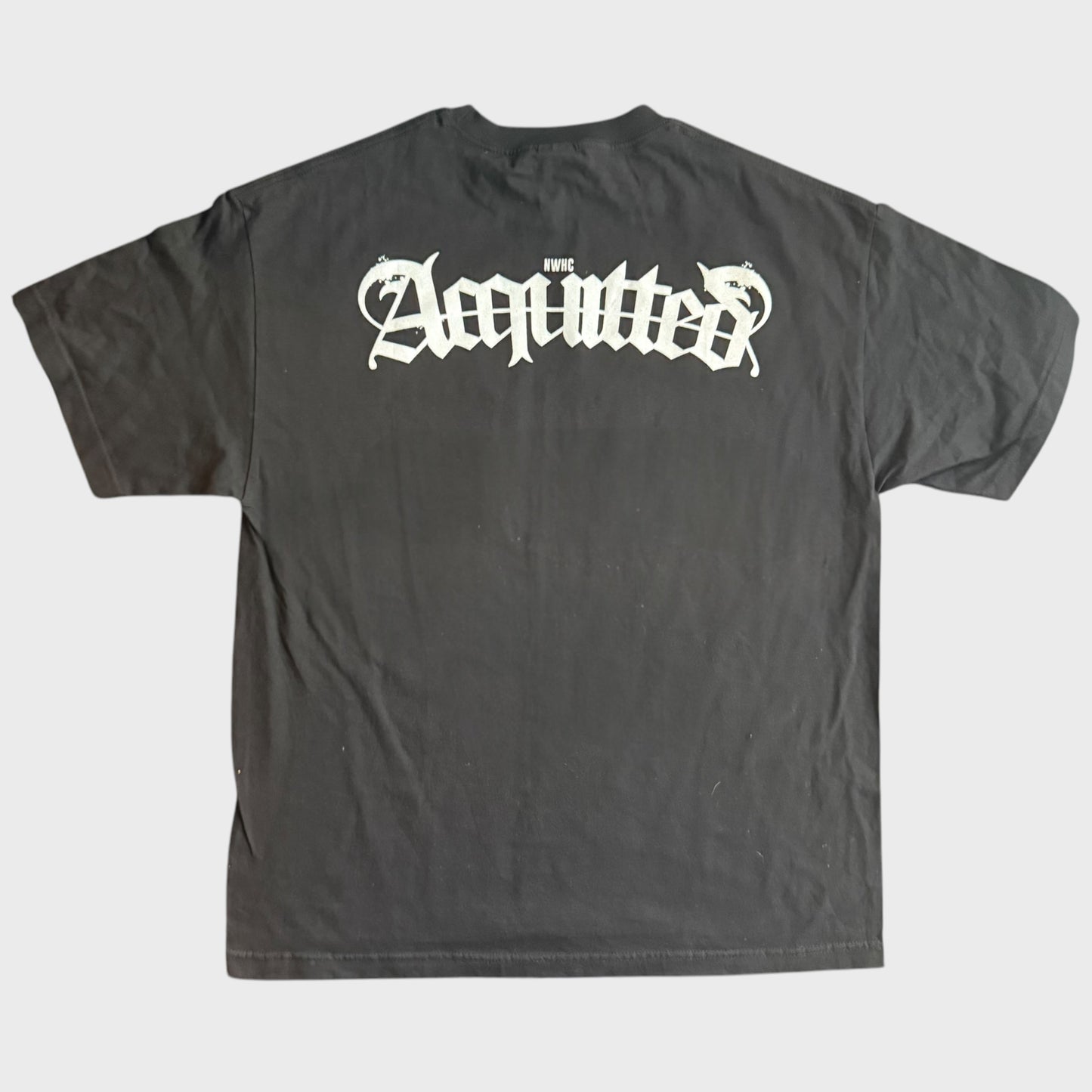 Acquitted Hardcore Band Big "a" T-Shirt Size XL