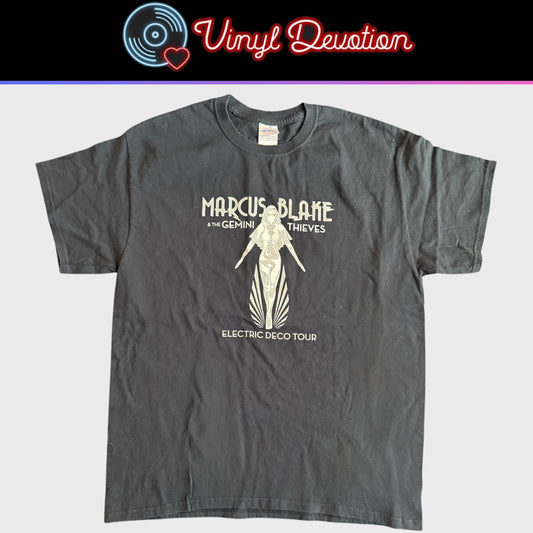 Marcus Blake And The Gemini Thieves Band Electric Deco Tour T-Shirt Size L Rollins Band Mother Superior