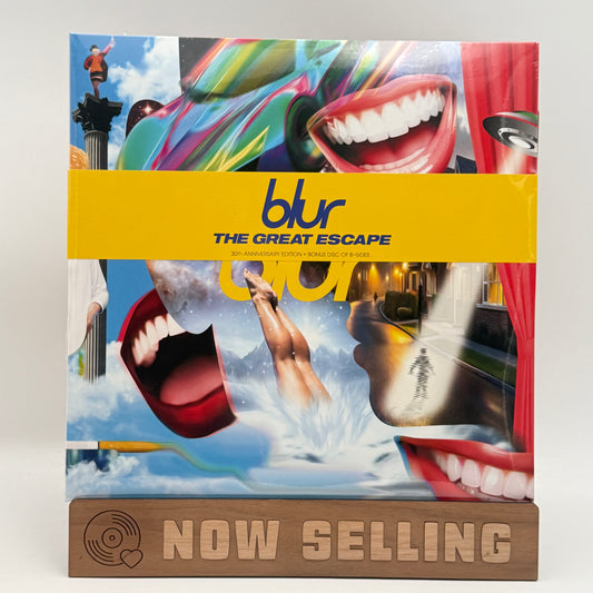 Blur - The Great Escape Vinyl LP Yellow / Blue 30th Anniversary Reissue SEALED