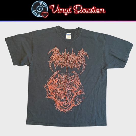 Pseudogod Band Pentagram Serpent T-Shirt Size XL