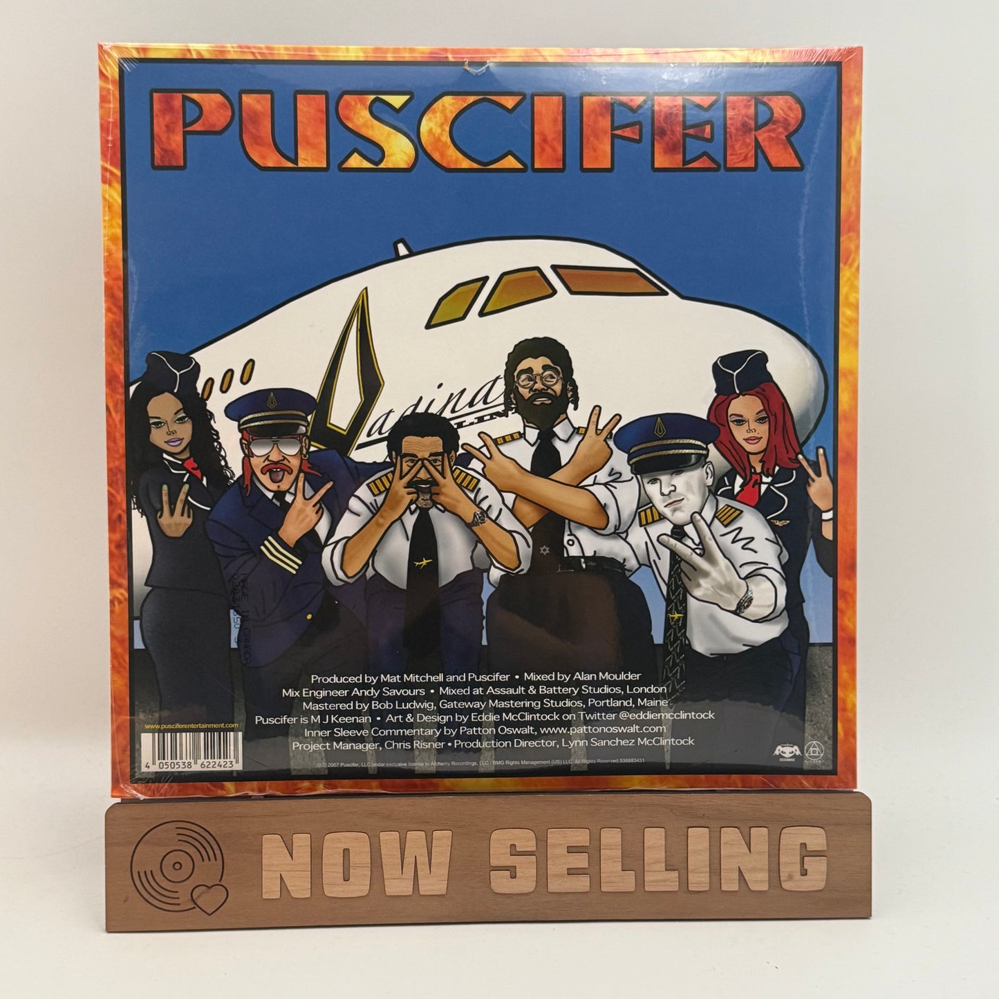 Puscifer - V Is For Vagina Vinyl LP Reissue Half Blue / Half Tangerine SEALED
