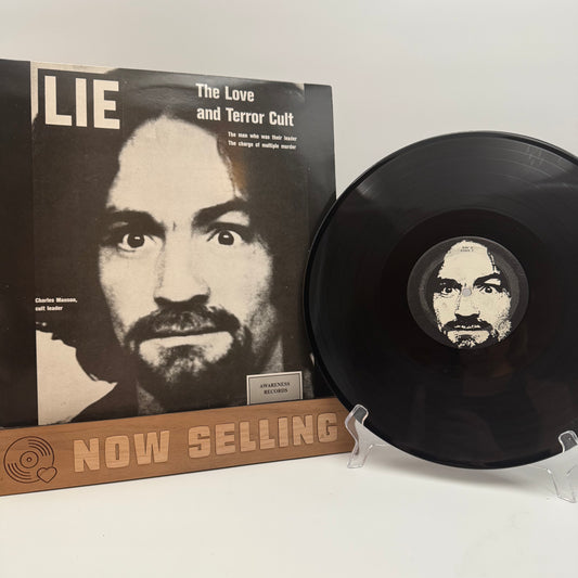 Charles Manson - LIE: The Love And Terror Cult Vinyl LP 1987 Reissue